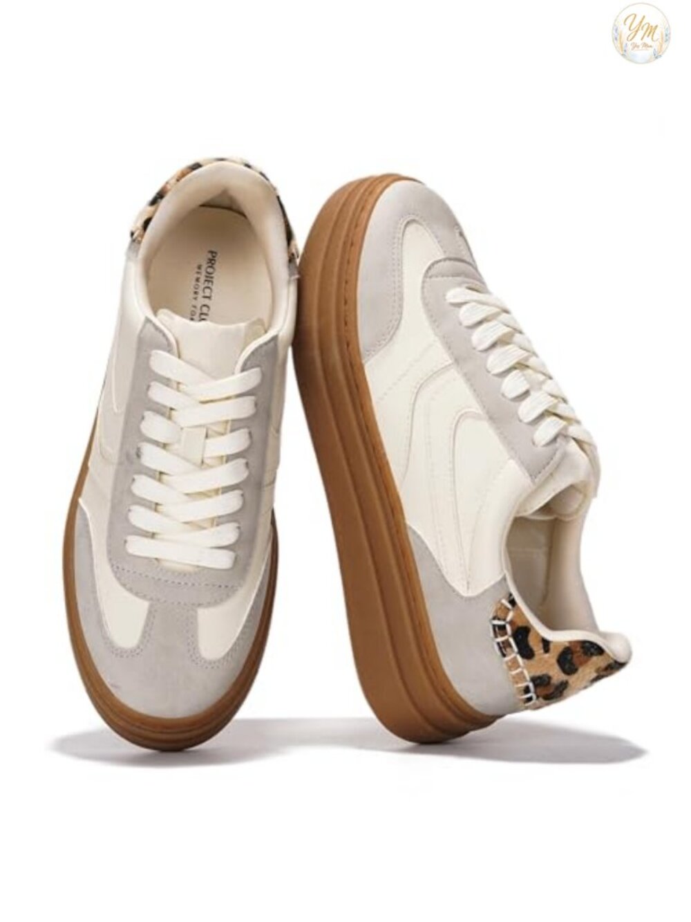 Project Cloud Lightweight Platform Sneakers Women Breathable Memory Foam Rubber